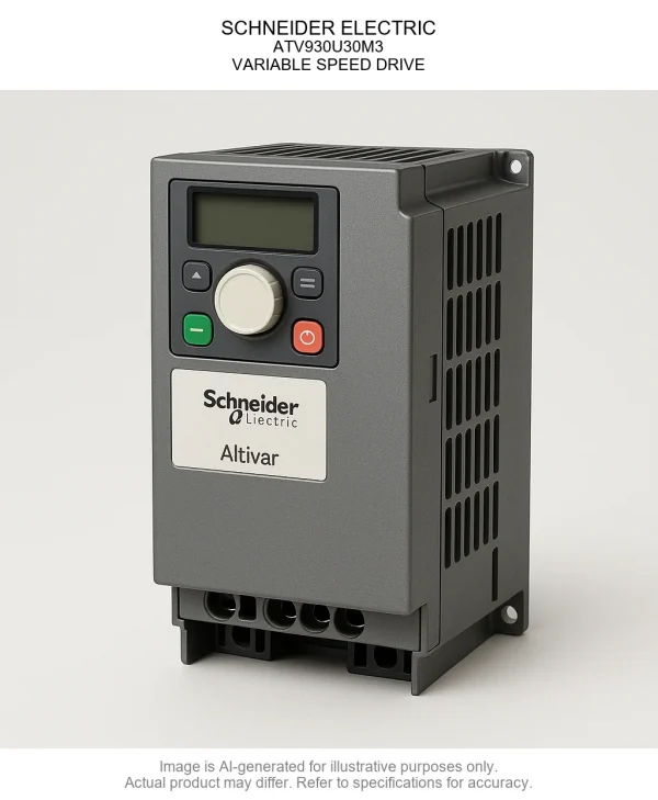 ATV930U30M3.webp SCHNEIDER ELECTRIC; ATV930U30M3; VARIABLE SPEED DRIVE