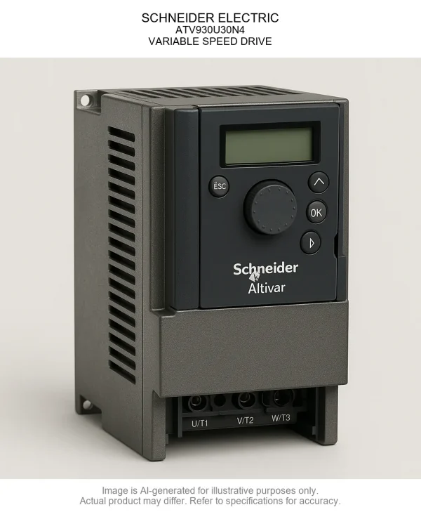 ATV930U30N4.webp SCHNEIDER ELECTRIC; ATV930U30N4; VARIABLE SPEED DRIVE