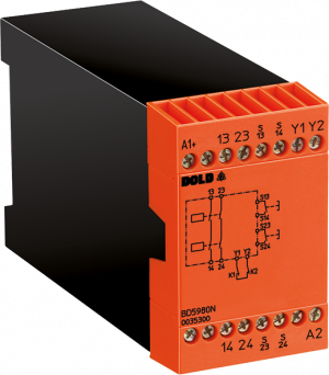 DOLD 0045003: BD5980N.02 AC50/60HZ 48V Two-hand safety relay