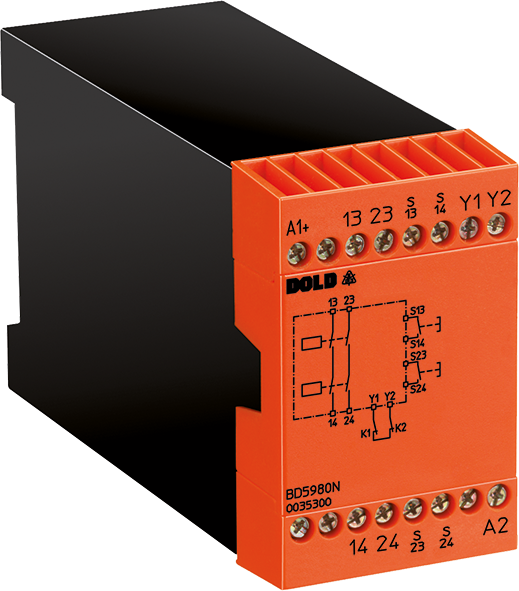 BD5980N_600x600.png DOLD 0035300: BD5980N.02 DC24V Two-hand safety relay