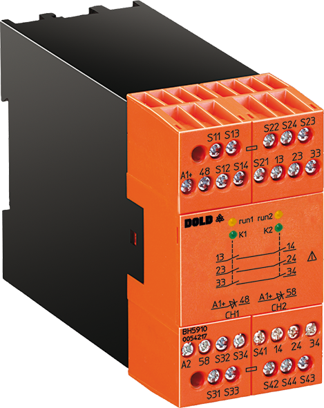 BH5910_600x600.png DOLD 0064605: BH5910.22/00MF2/61 DC24V Multifunction safety module