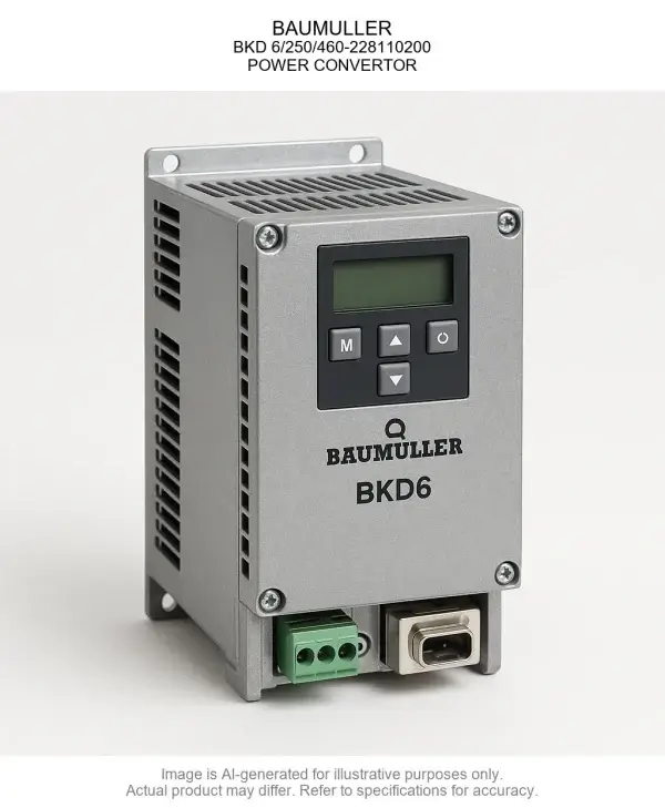 BKD206_250_460-228110200.webp BAUMULLER; BKD 6/250/460-228110200; POWER CONVERTOR