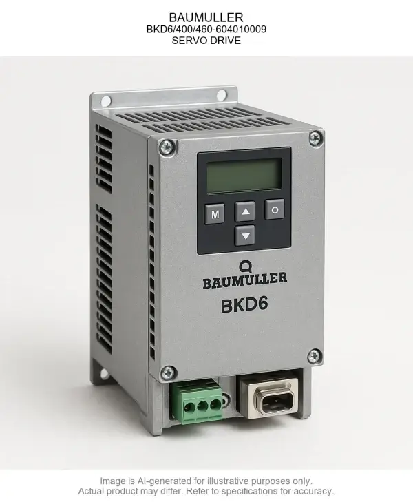 BKD6_400_460-604010009.webp BAUMULLER; BKD6/400/460-604010009; SERVO DRIVE