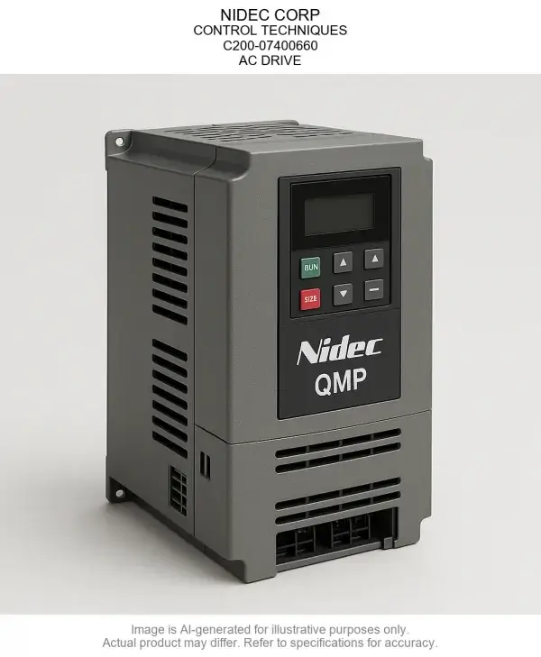 NIDEC CORP; CONTROL TECHNIQUES; C200-07400660; AC DRIVE