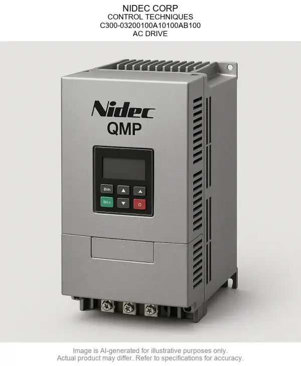 NIDEC CORP; CONTROL TECHNIQUES; C300-03200100A10100AB100; AC DRIVE