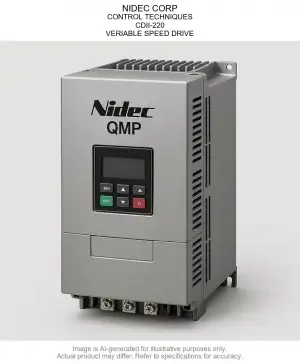 NIDEC CORP; CONTROL TECHNIQUES; CDII-220; VERIABLE SPEED DRIVE