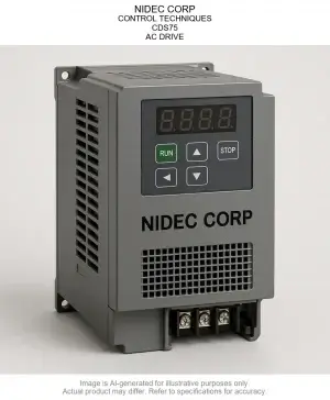 NIDEC CORP; CONTROL TECHNIQUES; CDS75; AC DRIVE