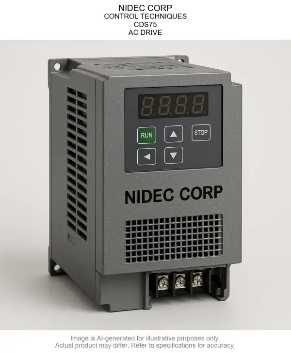 CDS75.webp NIDEC CORP; CONTROL TECHNIQUES; CDS75; AC DRIVE