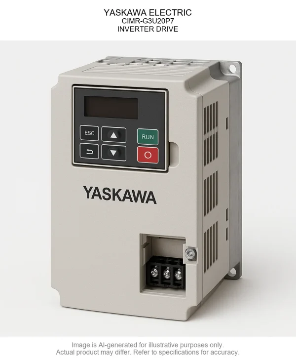 YASKAWA ELECTRIC; CIMR-G3U20P7; INVERTER DRIVE