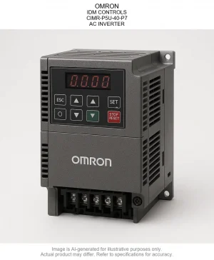 OMRON; IDM CONTROLS; CIMR-P5U-40-P7; AC INVERTER