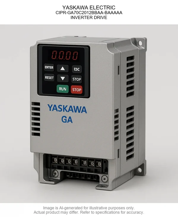 CIPR-GA70C2012BBAA-BAAAAA.webp YASKAWA ELECTRIC; CIPR-GA70C2012BBAA-BAAAAA; INVERTER DRIVE