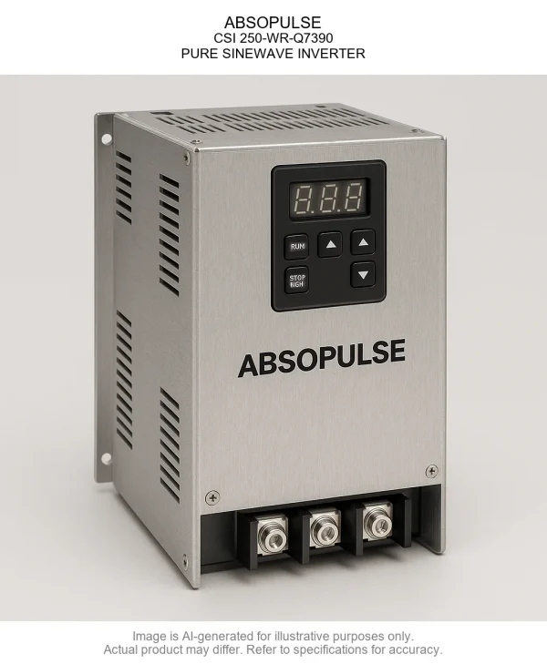 ABSOPULSE; CSI 250-WR-Q7390; PURE SINEWAVE INVERTER