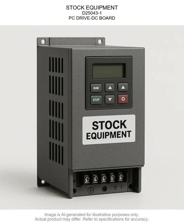 STOCK EQUIPMENT; D25043-1; PC DRIVE-DC BOARD