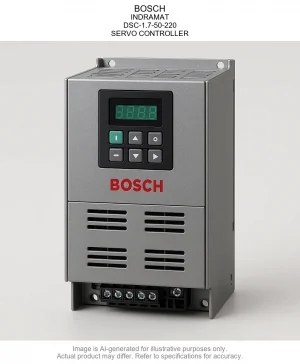 BOSCH; INDRAMAT; DSC-1.7-50-220; SERVO CONTROLLER