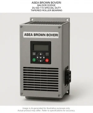 ASEA BROWN BOVERI; BALDOR DODGE; DU-SD-115 SPECIAL DUTY; TAPERED ROLLER BEARING