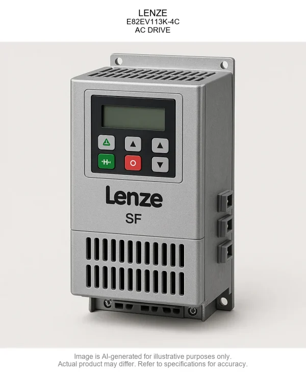 E82EV113K-4C.webp LENZE; E82EV113K-4C; AC DRIVE
