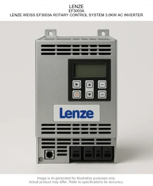 LENZE; EF3003A; LENZE WEISS EF3003A ROTARY CONTROL SYSTEM 3.0KW AC INVERTER