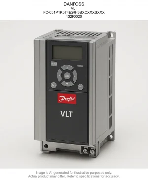 DANFOSS; VLT; FC-051P1K5T4E20H3BXCXXXSXXX; 132F0020