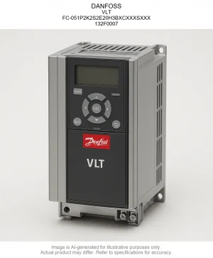 DANFOSS; VLT; FC-051P2K2S2E20H3BXCXXXSXXX; 132F0007