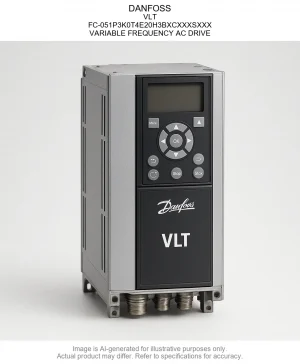 DANFOSS; VLT; FC-051P3K0T4E20H3BXCXXXSXXX; VARIABLE FREQUENCY AC DRIVE