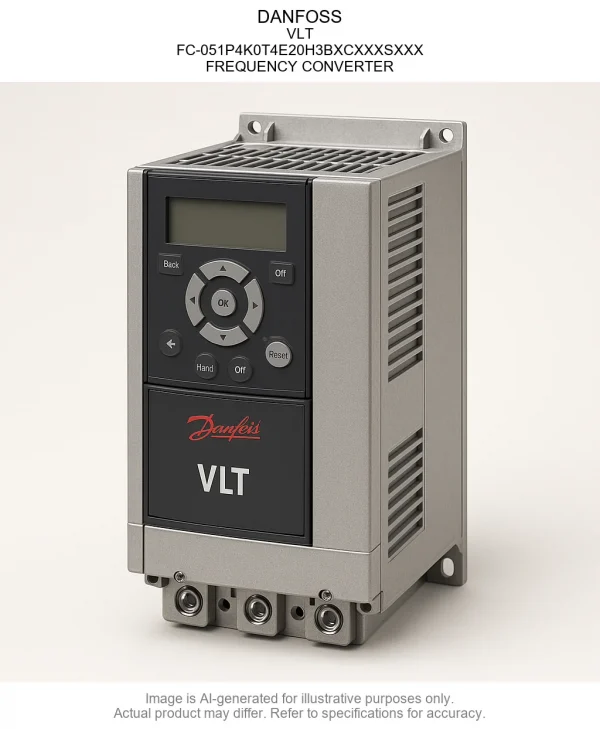 FC-051P4K0T4E20H3BXCXXXSXXX.webp DANFOSS; VLT; FC-051P4K0T4E20H3BXCXXXSXXX; FREQUENCY CONVERTER