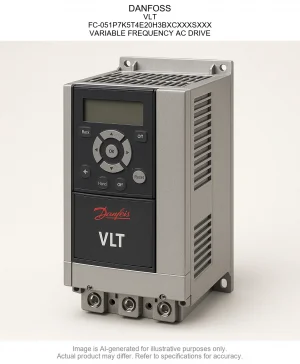 DANFOSS; VLT; FC-051P7K5T4E20H3BXCXXXSXXX; VARIABLE FREQUENCY AC DRIVE