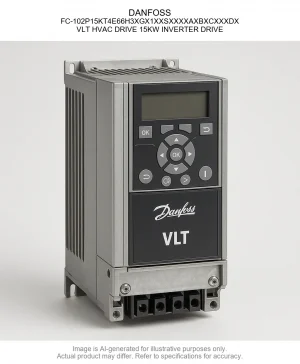 DANFOSS; FC-102P15KT4E66H3XGX1XXSXXXXAXBXCXXXDX; VLT HVAC DRIVE 15KW INVERTER DRIVE