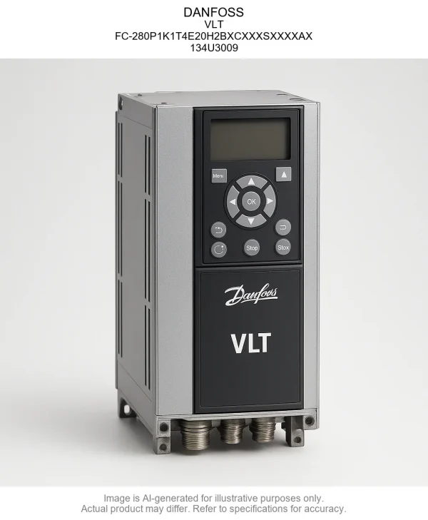 FC-280P1K1T4E20H2BXCXXXSXXXXAX.webp DANFOSS; VLT; FC-280P1K1T4E20H2BXCXXXSXXXXAX; 134U3009