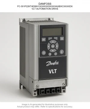 DANFOSS; FC-301P22KT4E66H1XGXXXXSXXXXAXBXCXXXXDX; VLT AUTOMATION DRIVE