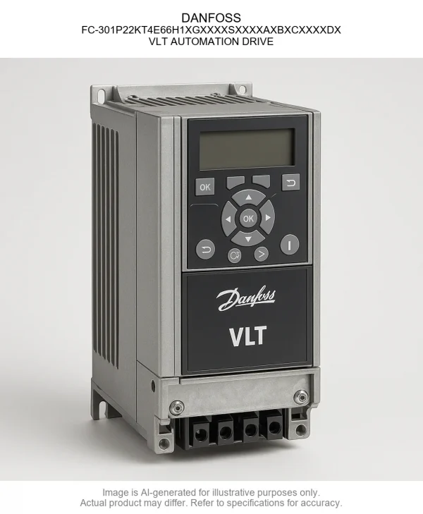 DANFOSS; FC-301P22KT4E66H1XGXXXXSXXXXAXBXCXXXXDX; VLT AUTOMATION DRIVE
