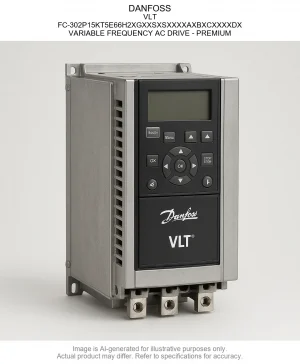 DANFOSS; VLT; FC-302P15KT5E66H2XGXXSXSXXXXAXBXCXXXXDX; VARIABLE FREQUENCY AC DRIVE - PREMIUM