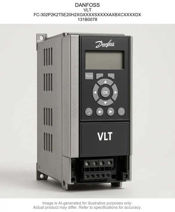 DANFOSS; VLT; FC-302P2K2T5E20H2XGXXXXSXXXXAXBXCXXXXDX; 131B0078