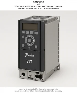 DANFOSS; VLT; FC-302P7K5T5E21H2XGXXXXSXXXXAXBXCXXXXDX; VARIABLE FREQUENCY AC DRIVE - PREMIUM
