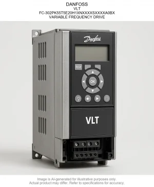 DANFOSS; VLT; FC-302PK55T5E20H1XNXXXXSXXXXA0BX; VARIABLE FREQUENCY DRIVE