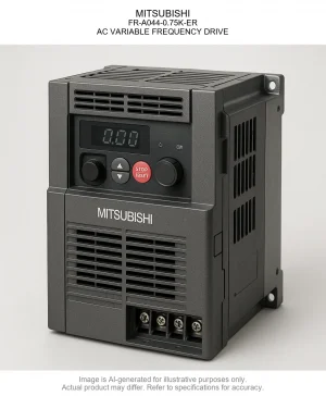 MITSUBISHI; FR-A044-0.75K-ER; AC VARIABLE FREQUENCY DRIVE