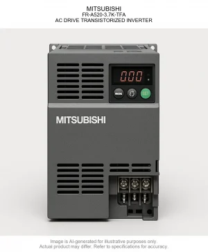 MITSUBISHI; FR-A520-3.7K-TFA; AC DRIVE TRANSISTORIZED INVERTER
