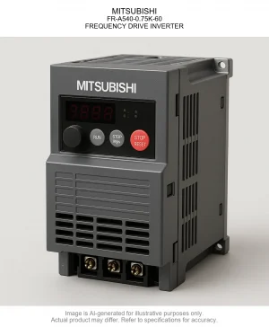 MITSUBISHI; FR-A540-0.75K-60; FREQUENCY DRIVE INVERTER