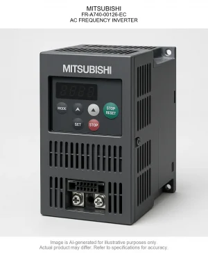 MITSUBISHI; FR-A740-00126-EC; AC FREQUENCY INVERTER