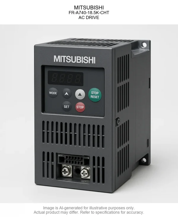 MITSUBISHI; FR-A740-18.5K-CHT; AC DRIVE