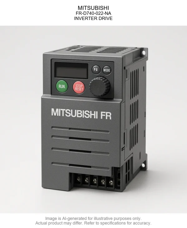 MITSUBISHI; FR-D740-022-NA; INVERTER DRIVE