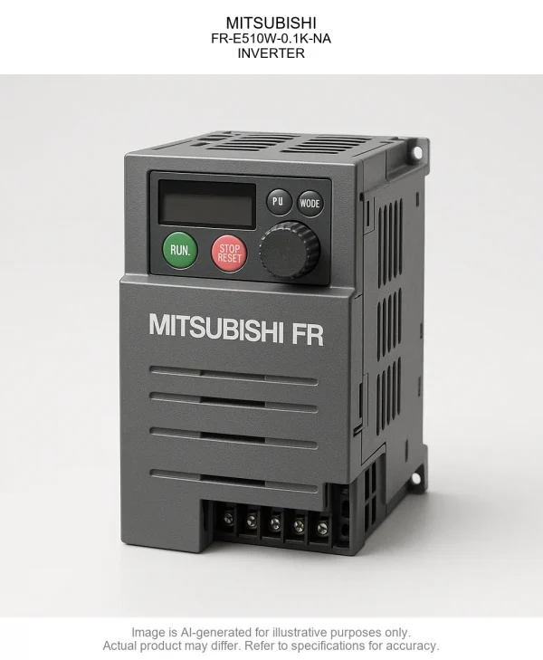 FR-E510W-0.1K-NA.webp MITSUBISHI; FR-E510W-0.1K-NA; INVERTER