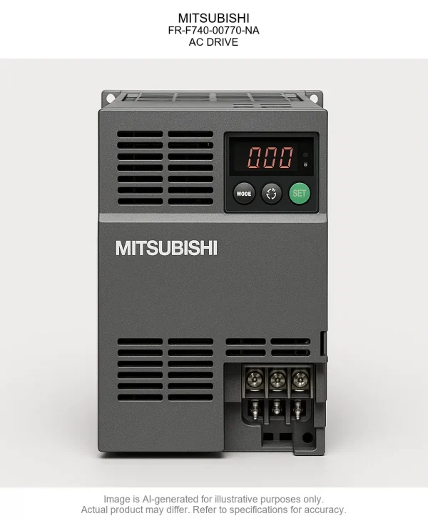 MITSUBISHI; FR-F740-00770-NA; AC DRIVE