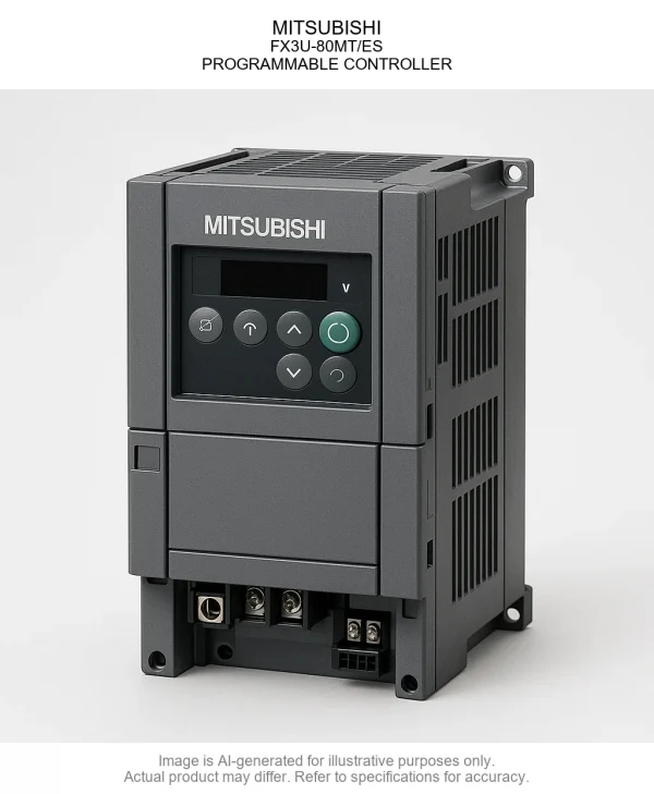 MITSUBISHI; FX3U-80MT/ES; PROGRAMMABLE CONTROLLER