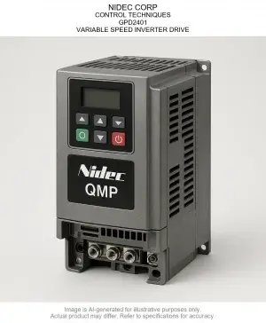 NIDEC CORP; CONTROL TECHNIQUES; GPD2401; VARIABLE SPEED INVERTER DRIVE