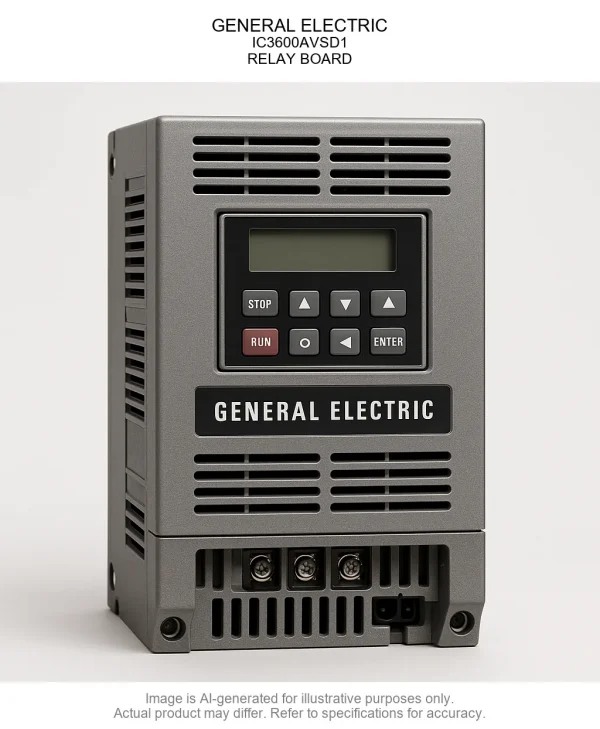 GENERAL ELECTRIC; IC3600AVariable Speed Drive1; RELAY BOARD