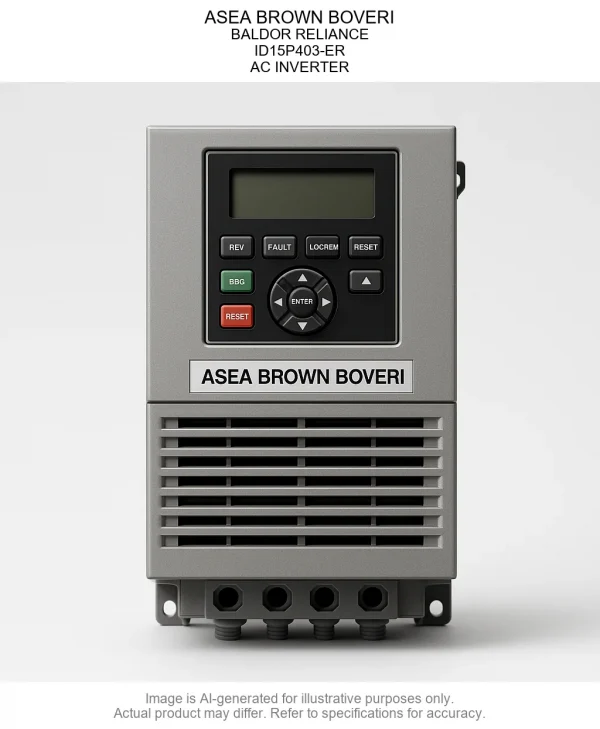 ASEA BROWN BOVERI; BALDOR RELIANCE; ID15P403-ER; AC INVERTER