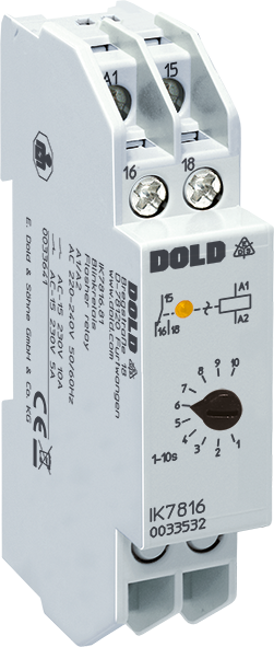DOLD 0033780: IK7816.81 AC/DC12V 1-10S Flasher relay