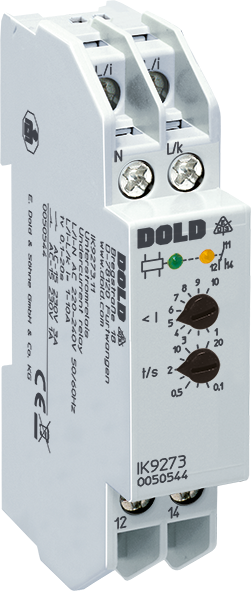 DOLD 0062889: IK9273.11/010 AC220-240V 50-500mA Undercurrent Relay