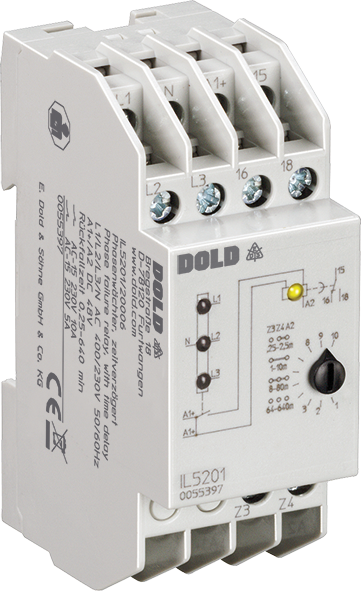 IL5201_600x600.png DOLD 0055397: IL5201/20006 AC400/230V 640M Phase Failure Relay