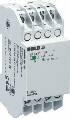 DOLD 0048730: IL9069.12 3/N AC400/230V Neutral Monitor